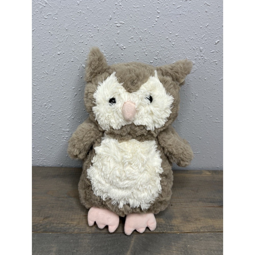 Apricot Lamb Plush Flower OWL Cuddly Soft Lovey 10" Cute‎
